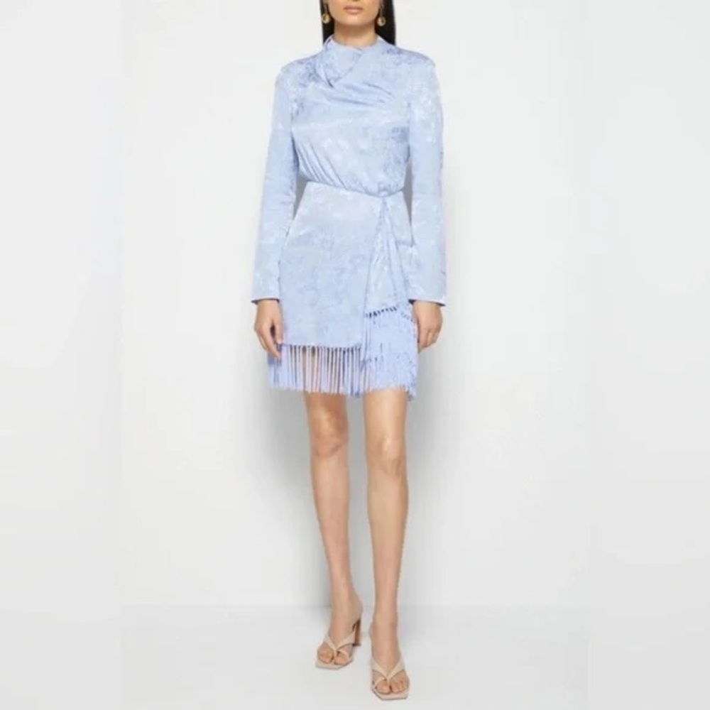 Jonathan Simkhai Vivían Fringe Dress